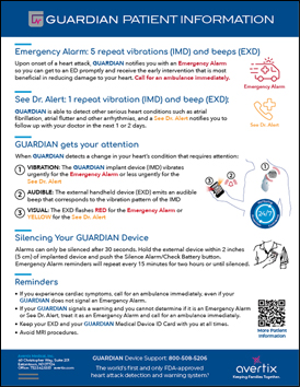 <span style="color: var(--peacock-blue);">GUARDIAN</span> Alarms Information for Patients